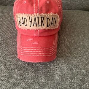 Pink 'Bad Hair Day' Cap